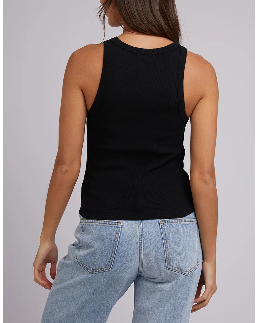 SILENT THEORY Ella Tank - Black