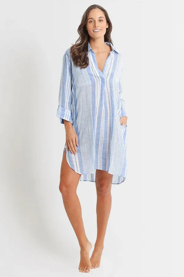 SUNSEEKER Wilder Painters shirt - Royal