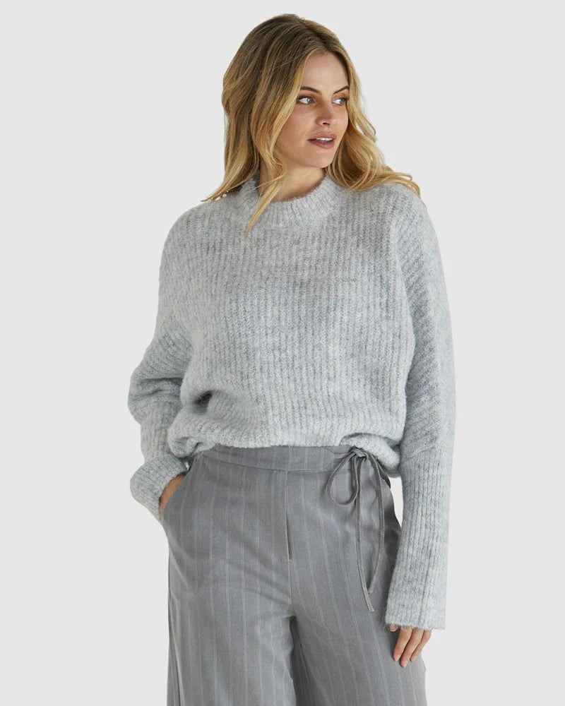 SASS Romee Knit - White Marle