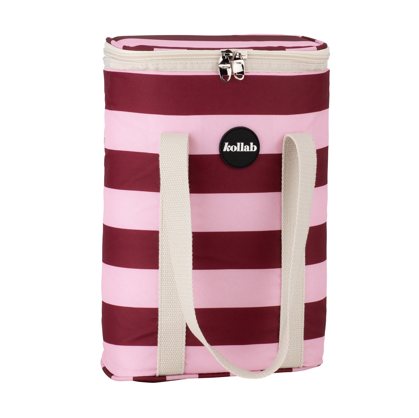 KOLLAB WINE COOLER BAG - Coco Stripe