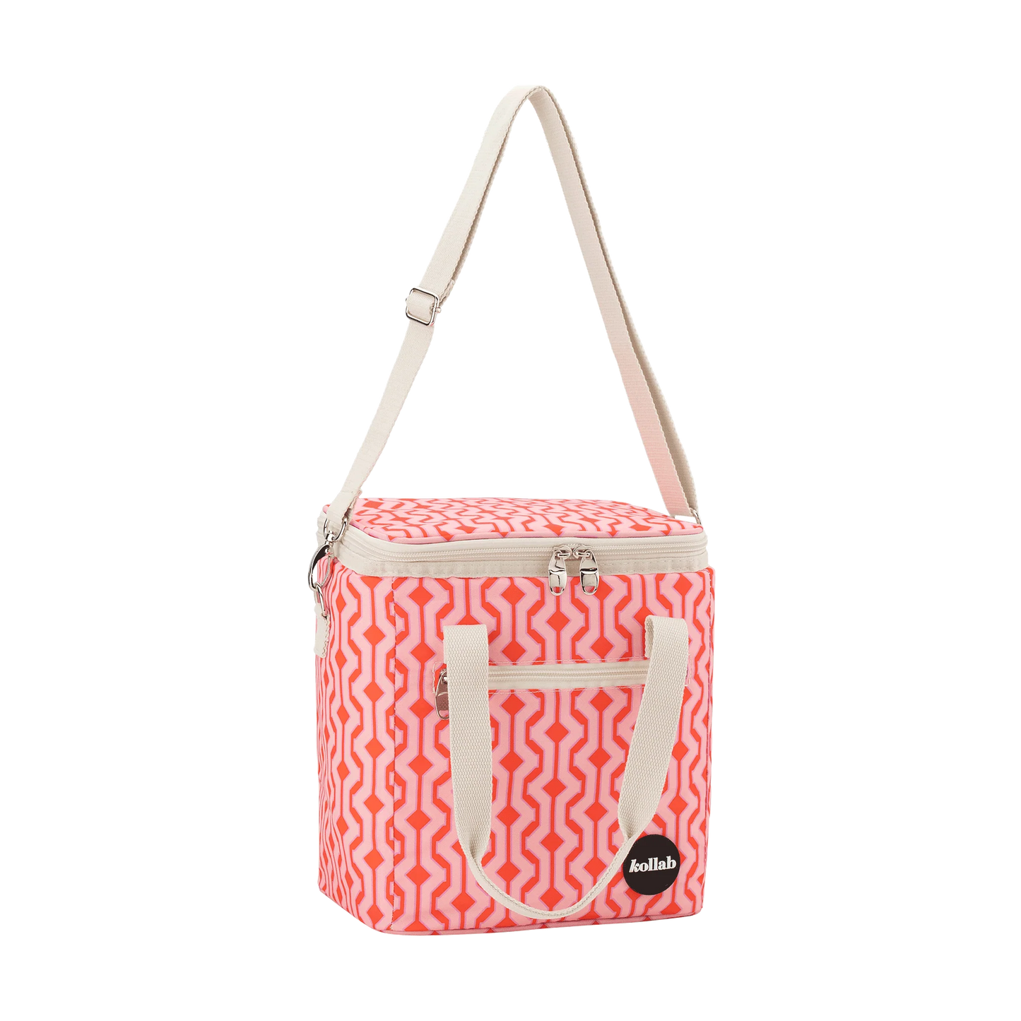 KOLLAB MINI COOLER BAG - Cherry Zig Zag