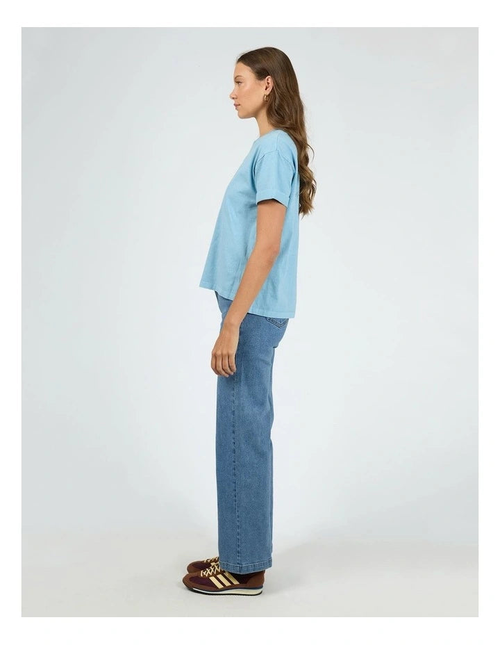ALL ABOUT EVE Washed Tee - Vintage Blue