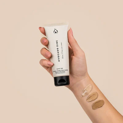 AVOCADO ZINC SPF 50 Natural Tinted Moisturiser