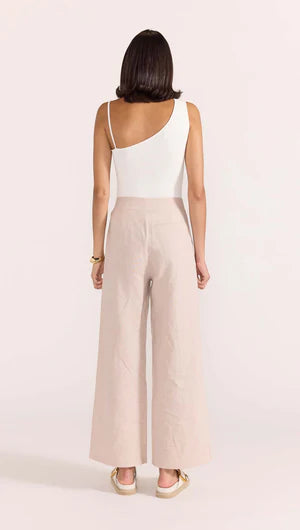 STAPLE THE LABEL  Enna High Waist Pant - Stone