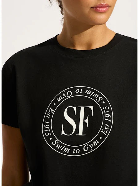 SEAFOLLY HERITAGE T-SHIRT - Black