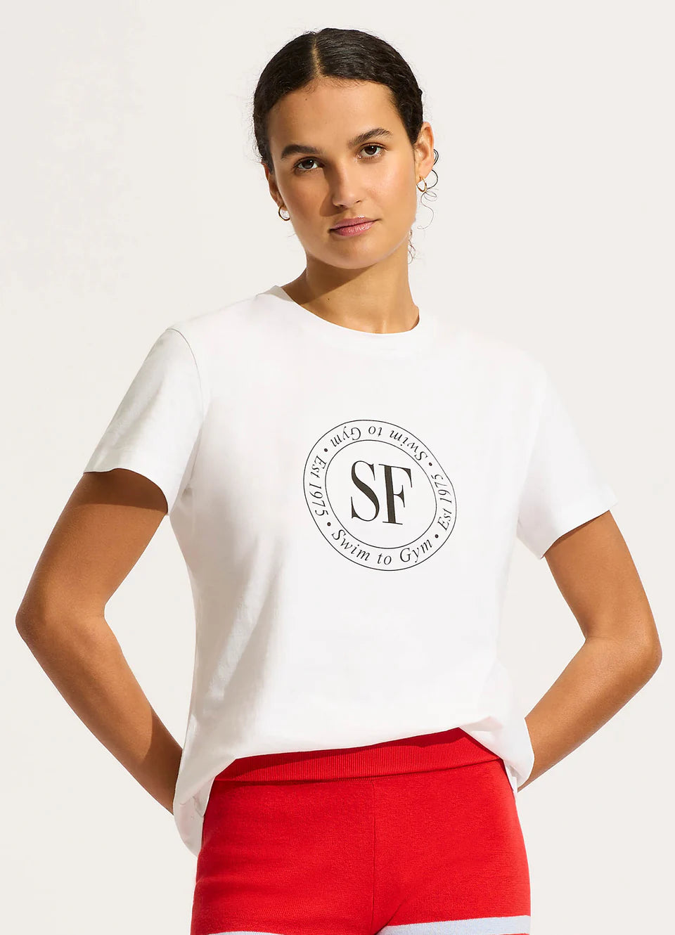 SEAFOLLY HERITAGE T-SHIRT - White