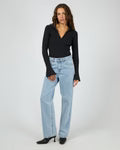 SILENT THEORY - Cedar Knit Top - Navy