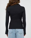 SILENT THEORY - Cedar Knit Top - Navy