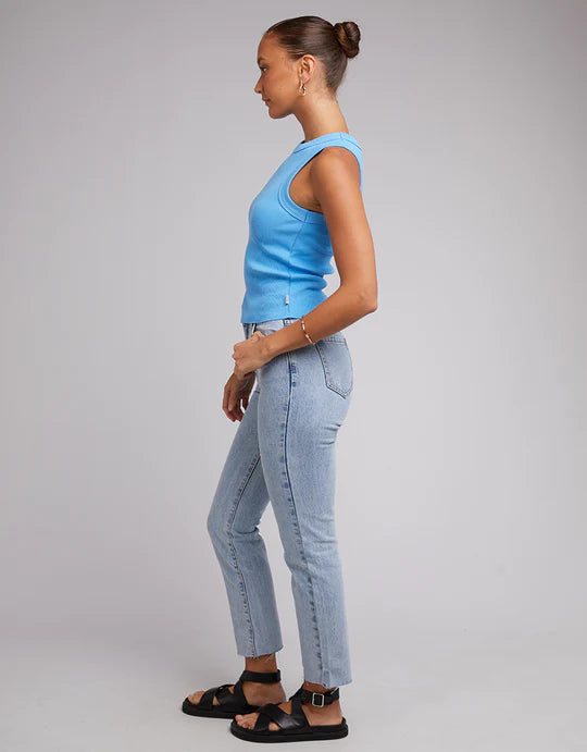 SILENT THEORY Greta Tank - Dark Blue
