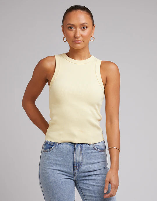 SILENT THEORY Greta Tank - Lemon