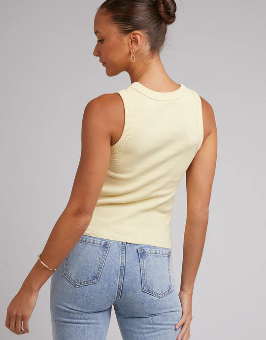 SILENT THEORY Greta Tank - Lemon