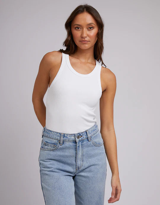 SILENT THEORY Ruby Tank - White