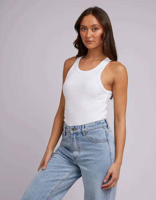 SILENT THEORY Ruby Tank - White