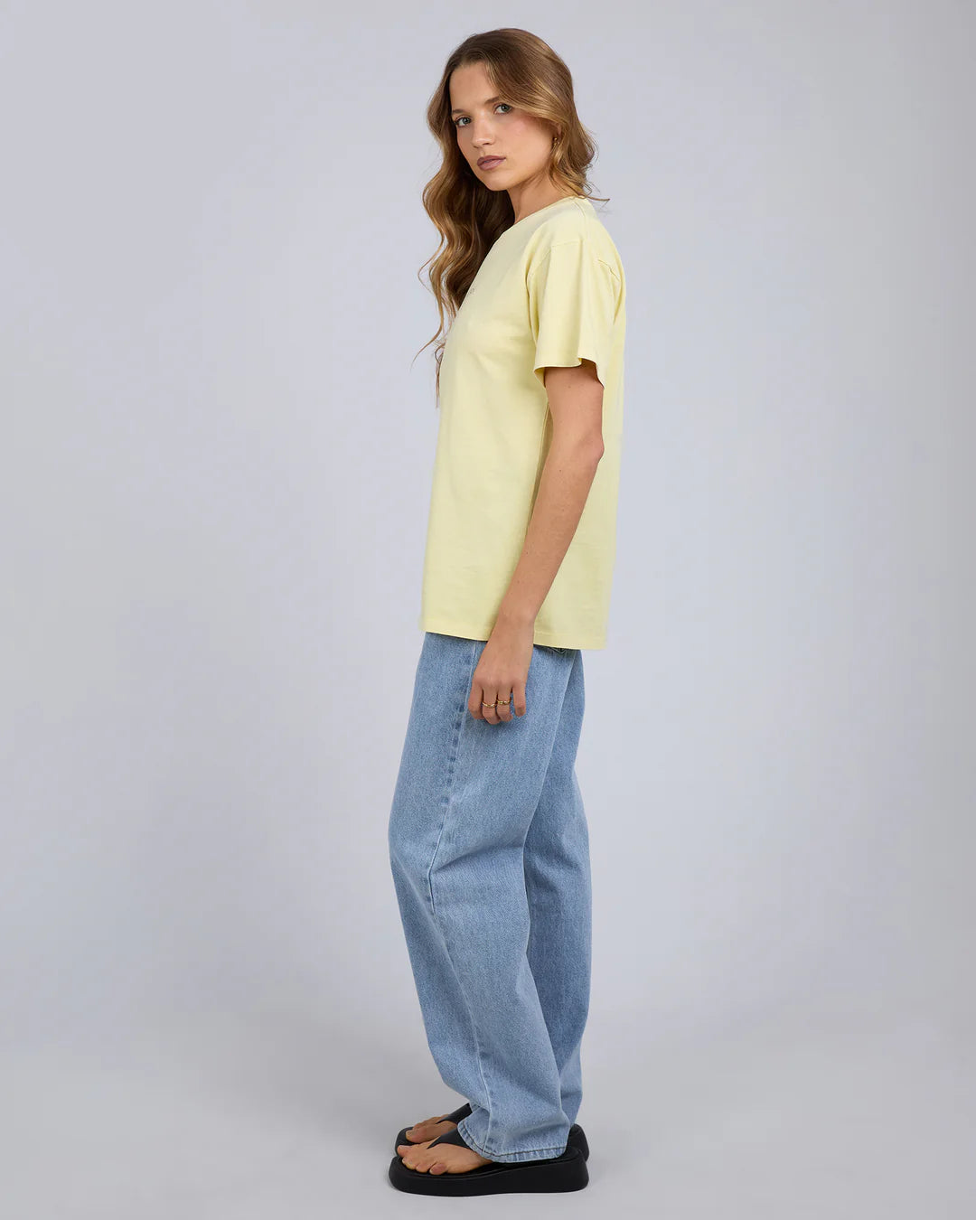 SILENT THEORY Logo Tee - Lemon