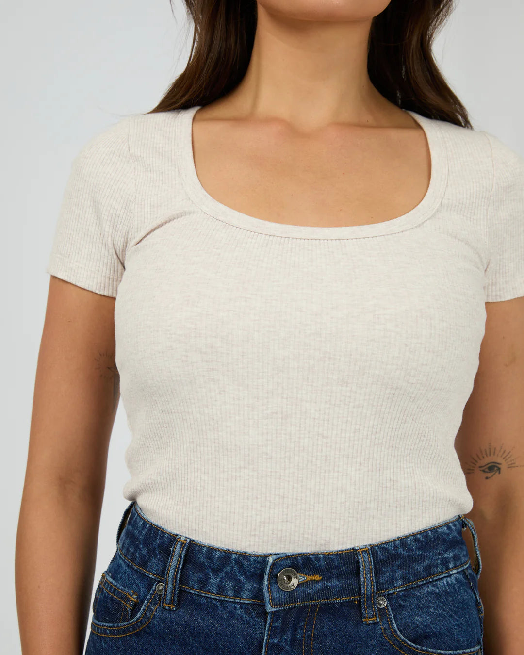 SILENT THEORY Mia Tee - Oatmeal