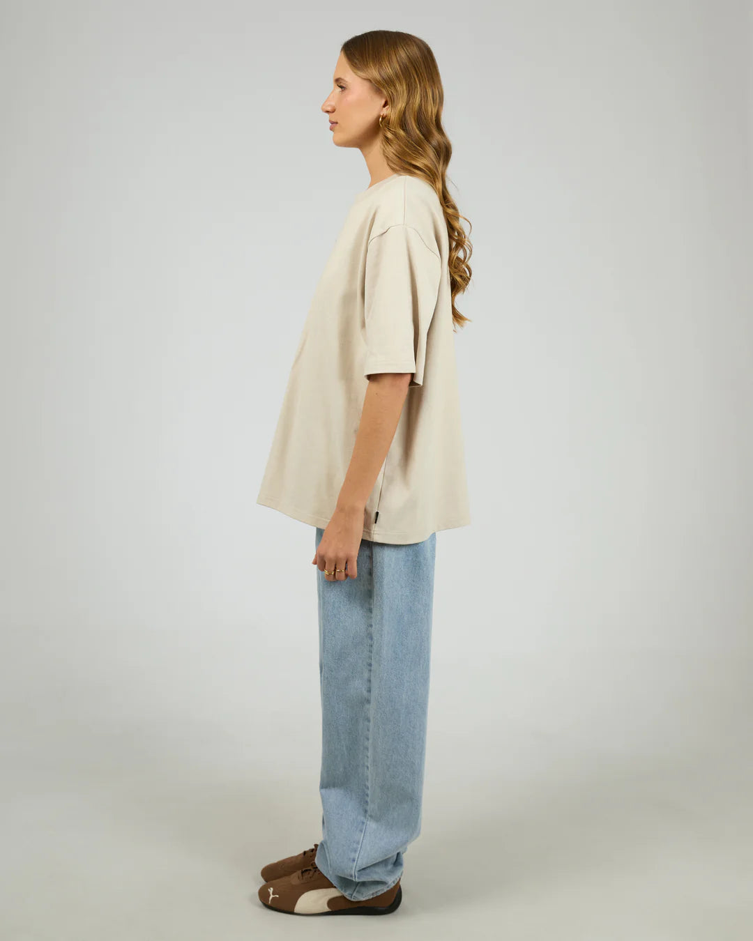 SILENT THEORY Silent Luxe Tee - Chalk