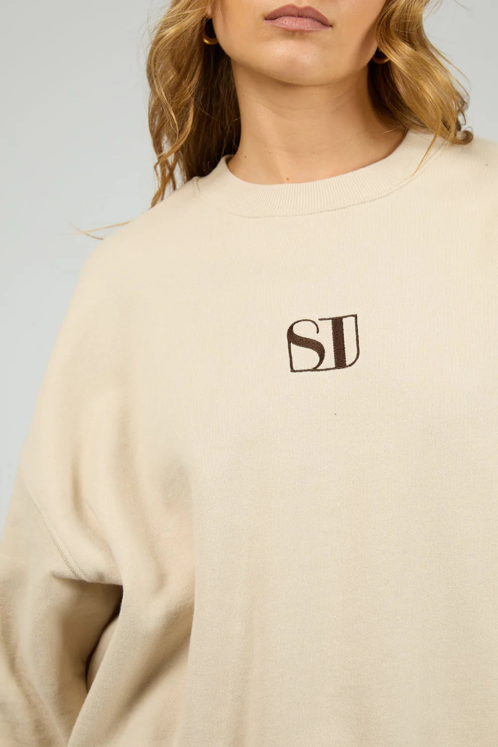 SILENT THEORY Luxe Crew - Chalk
