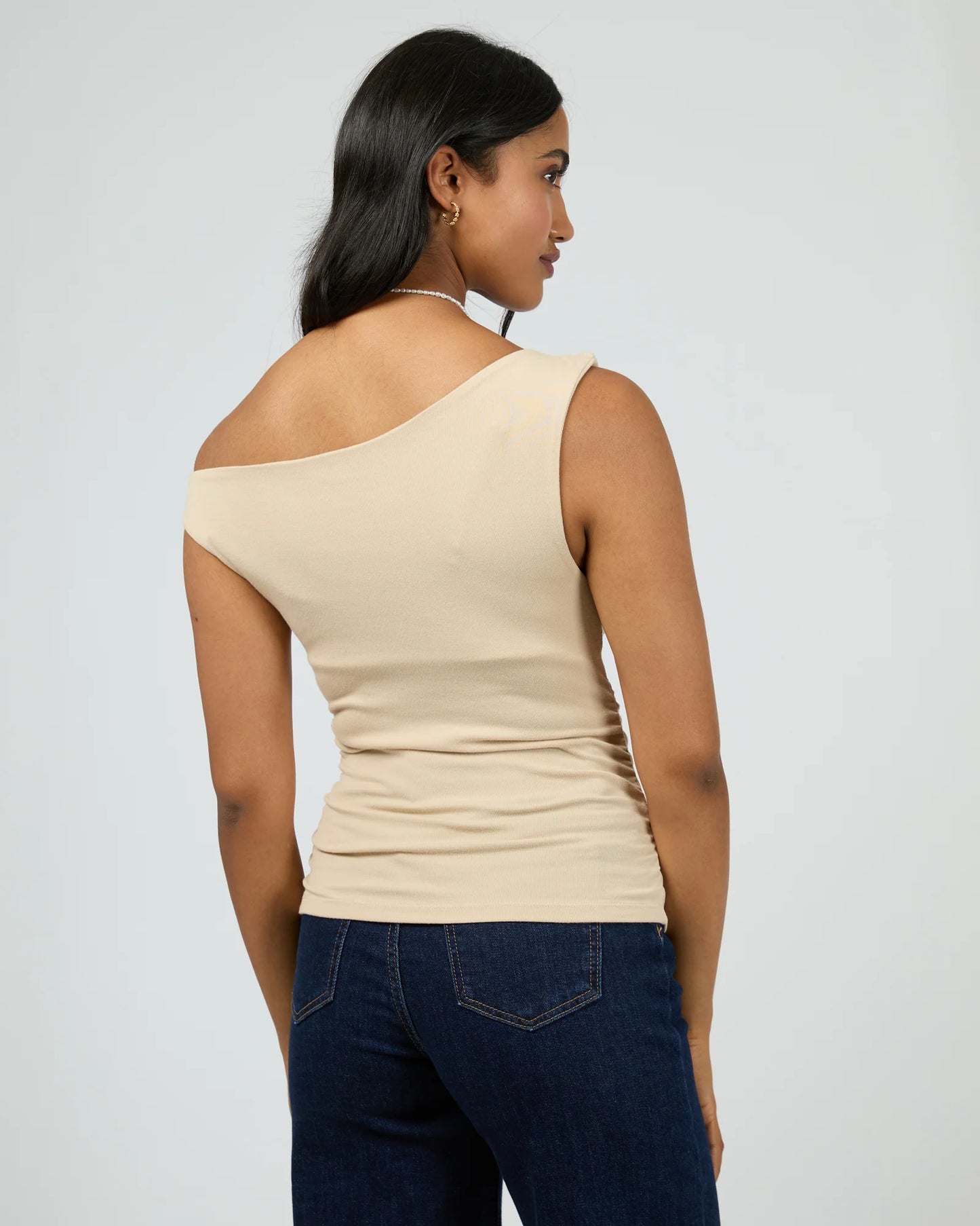 ALL ABOUT EVE Kylie Off Shoulder Top - Oat