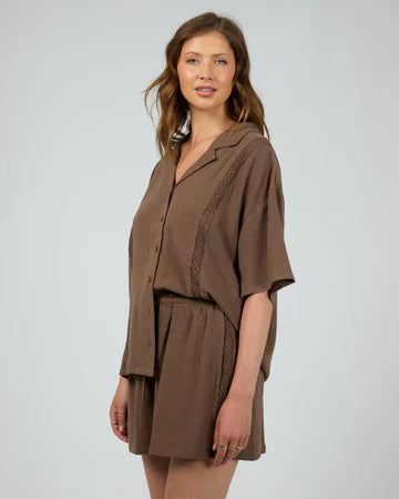 ALL ABOUT EVE Toledo Shirt - Brown