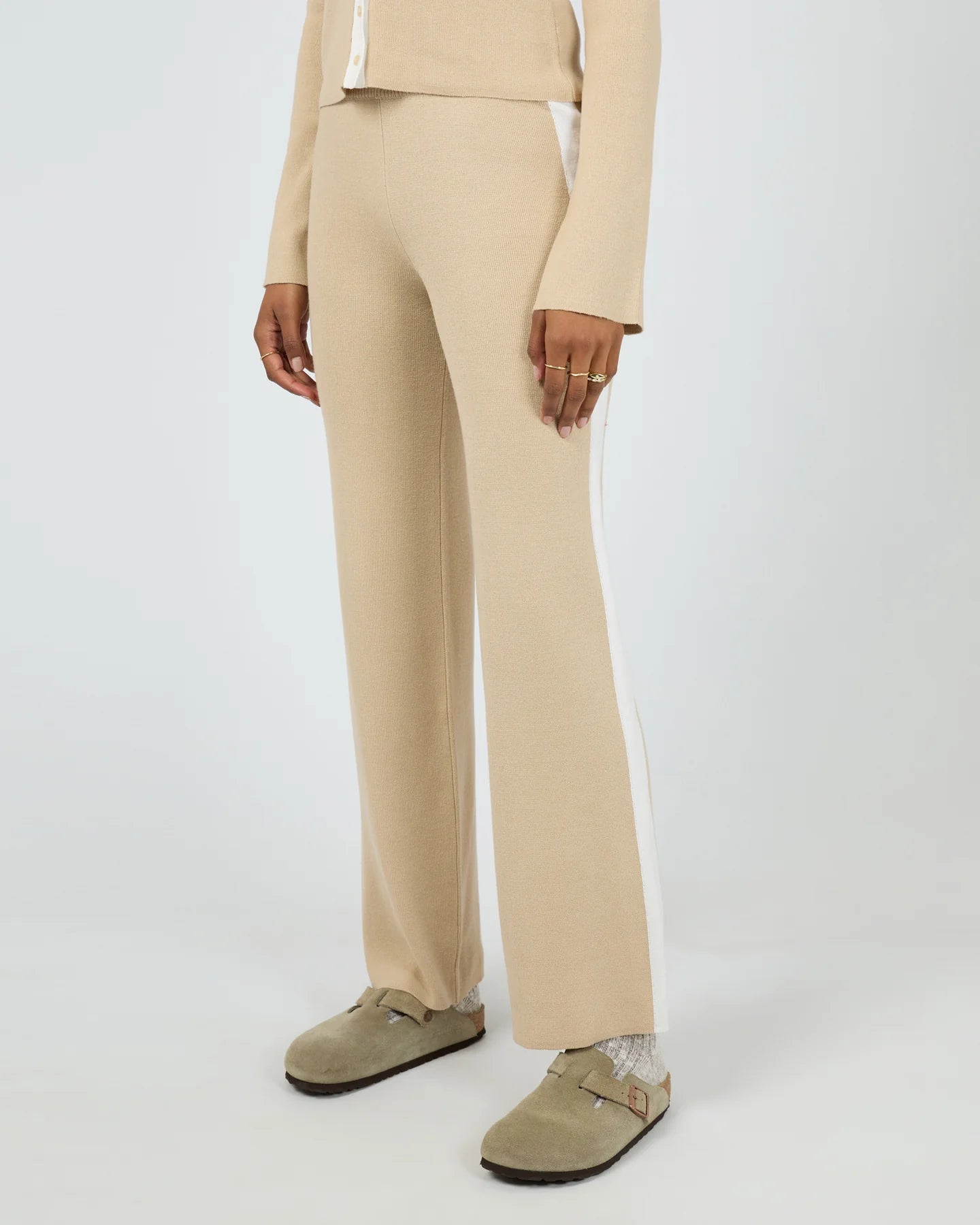 ALL ABOUT EVE - Minnie Knit Pant - Stone