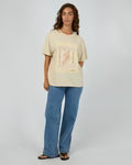 ALL ABOUT EVE Adriatic Box Tee - Natural