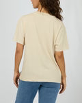 ALL ABOUT EVE Adriatic Box Tee - Natural