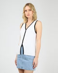 ALL ABOUT EVE Sigrid Top - Vintage White