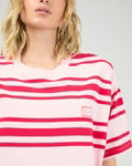 ALL ABOUT EVE Ruby Crop Relaxed Tee - Red / Pink