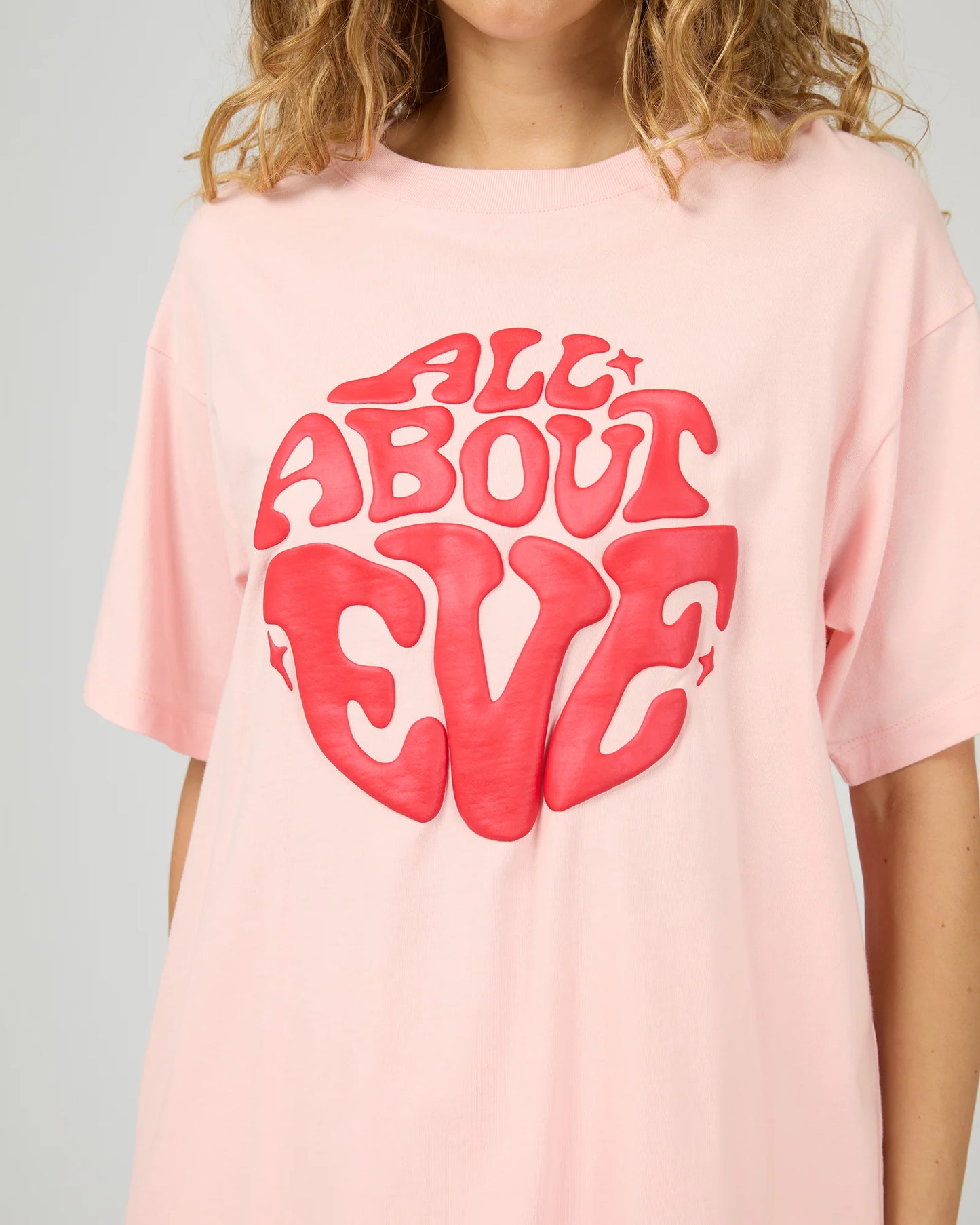 ALL ABOUT EVE Retro Relaxed Tee - Pink