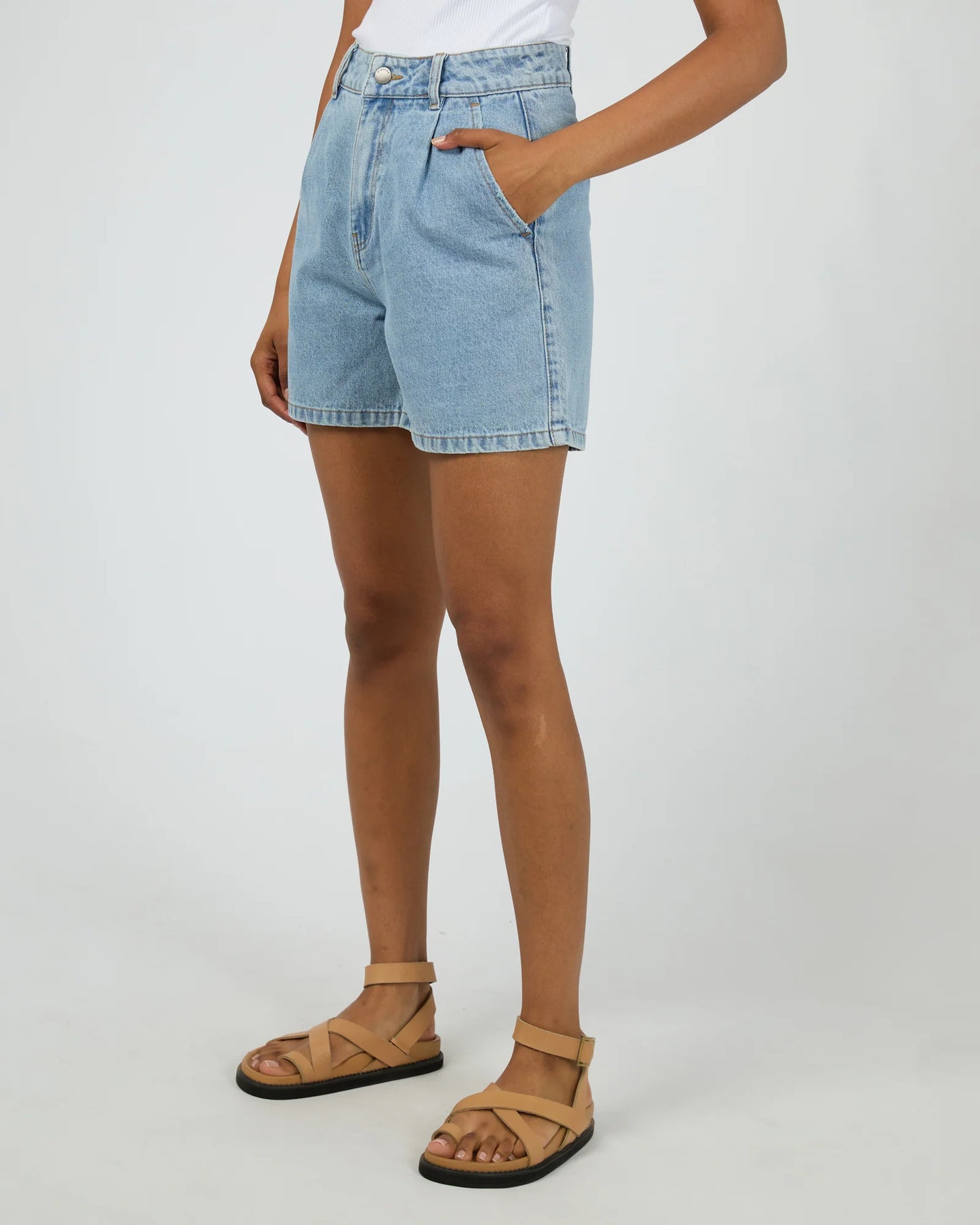 AAE Stevie Denim Short - Light Blue