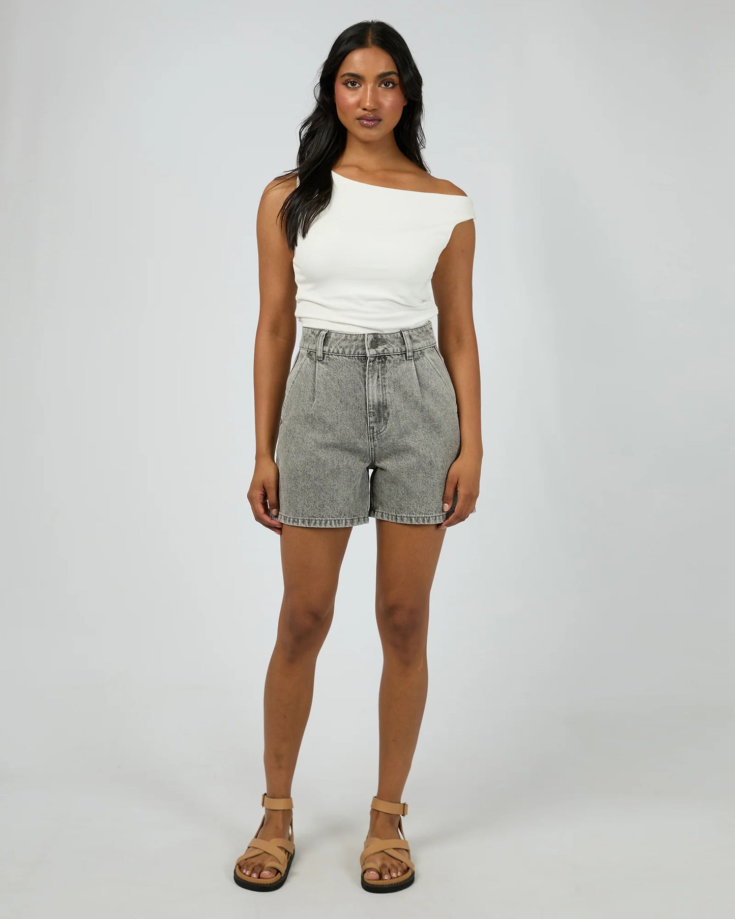 AAE Stevie Denim Short - Ash