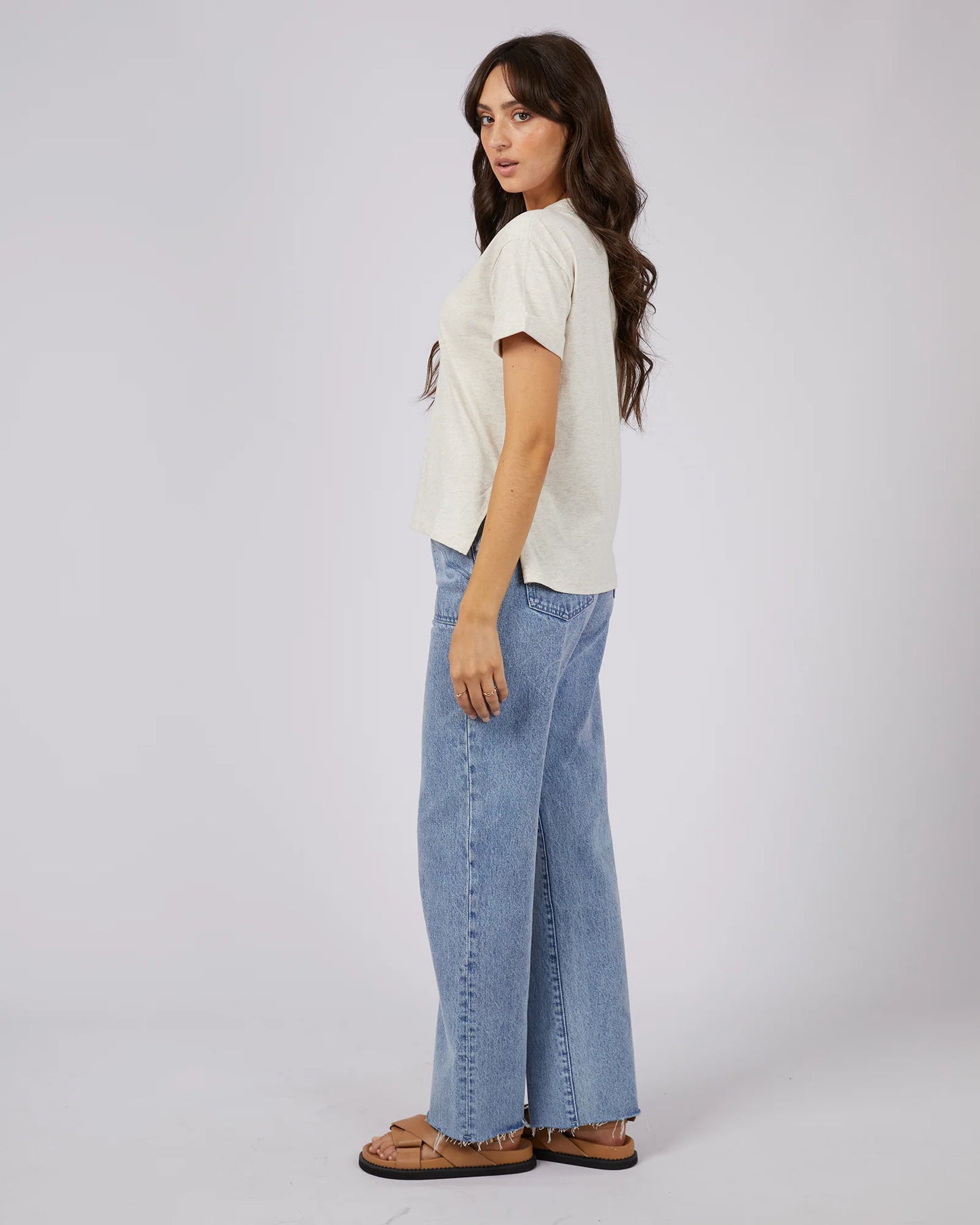 ALL ABOUT EVE Washed Tee - Oat