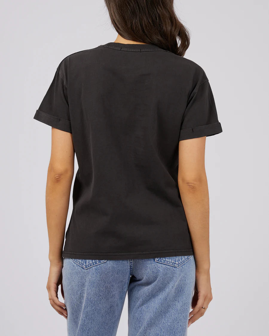 AAE WASHED TEE - washed black