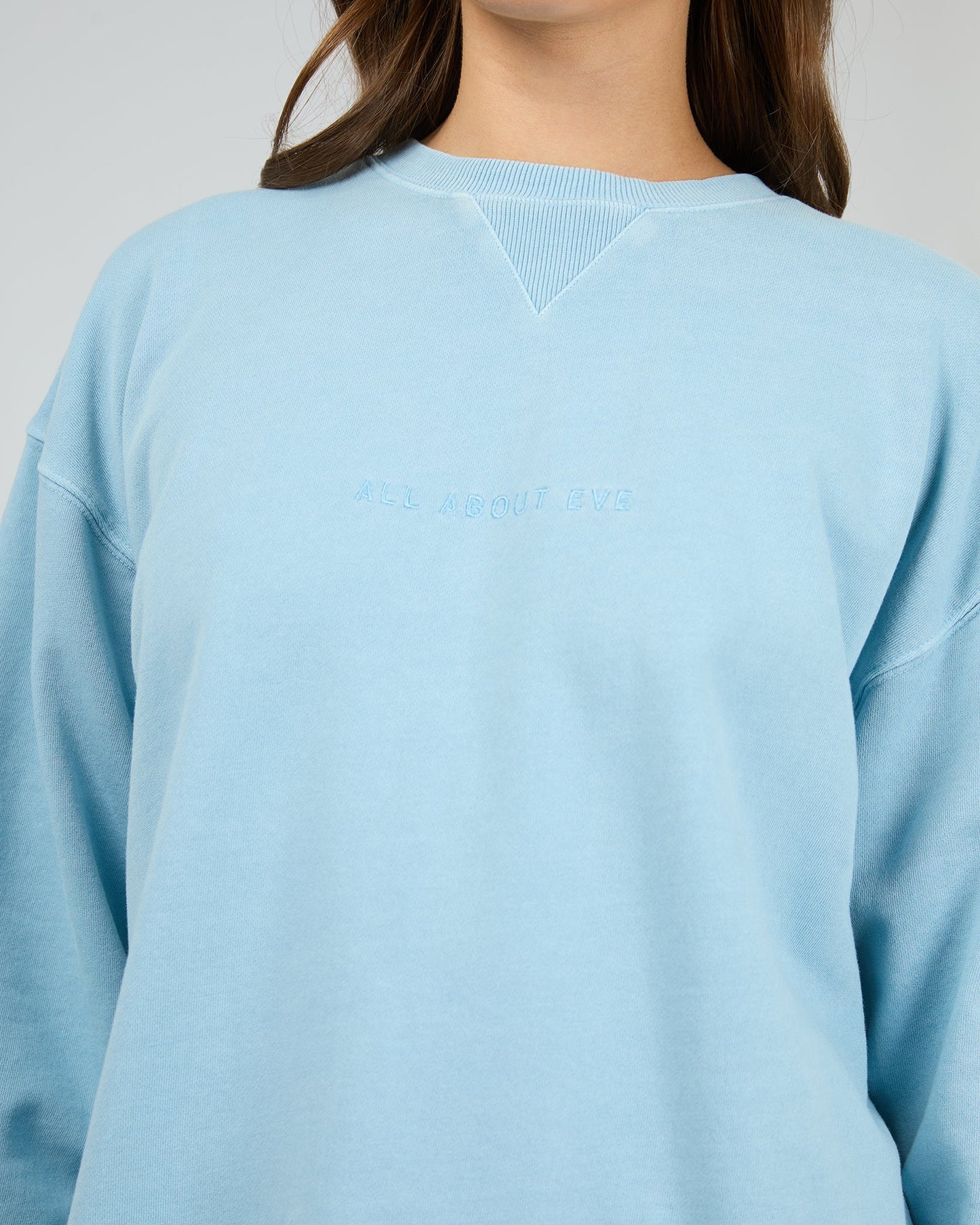 AAE Washed Relaxed Crew - Vintage Blue