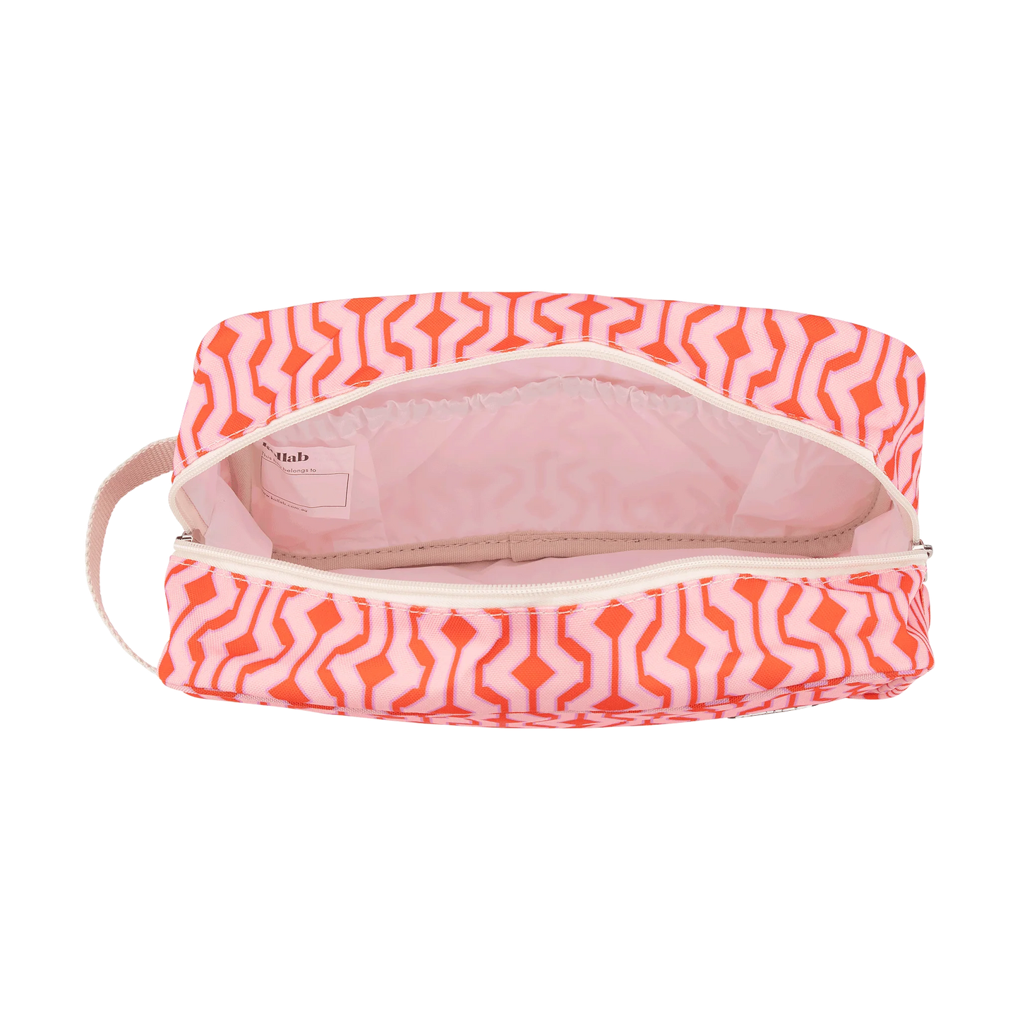 KOLLAB TRAVEL BAG - Cherry Zig Zag