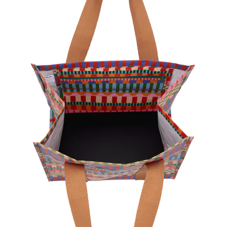 KOLLAB MARKET BAG - Blocks and Stripes
