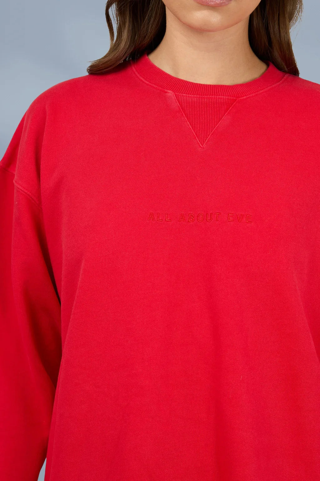 AAE Washed Relaxed Crew - Scarlet