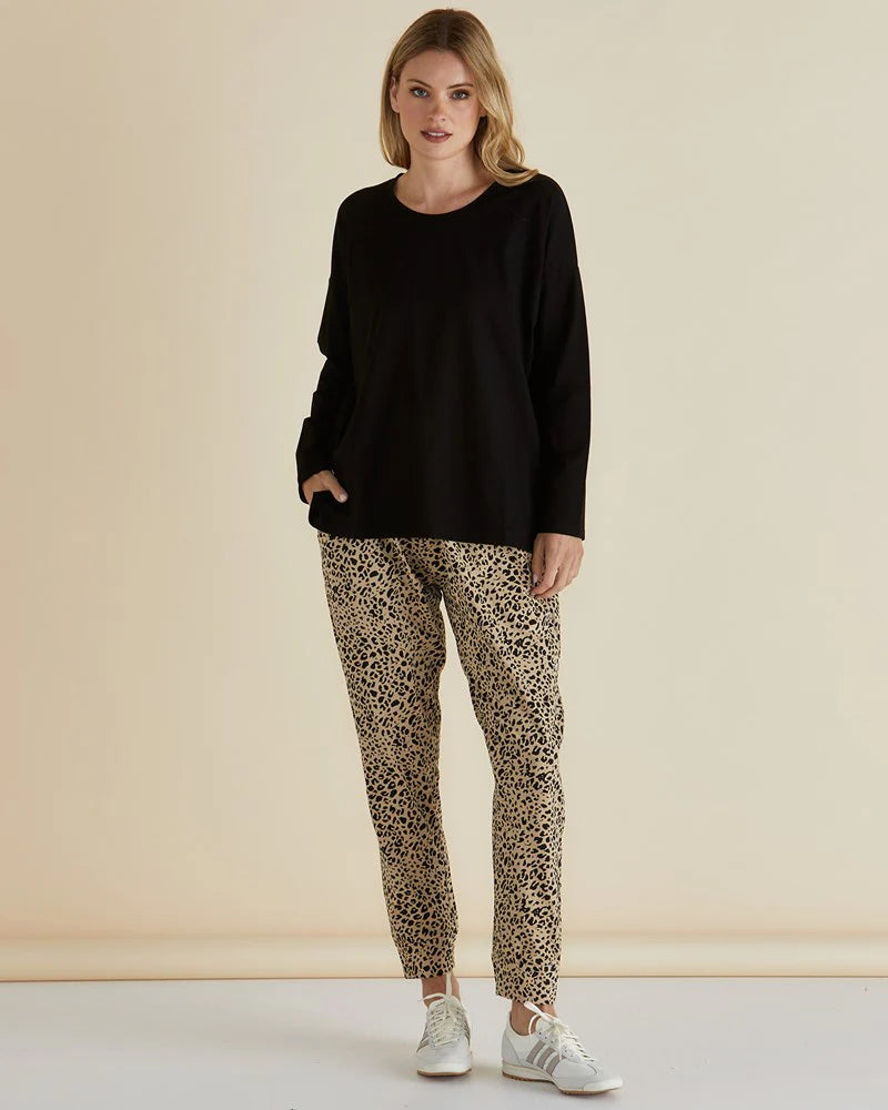 BETTY BASICS Brixley Long Sleeve Top - Black