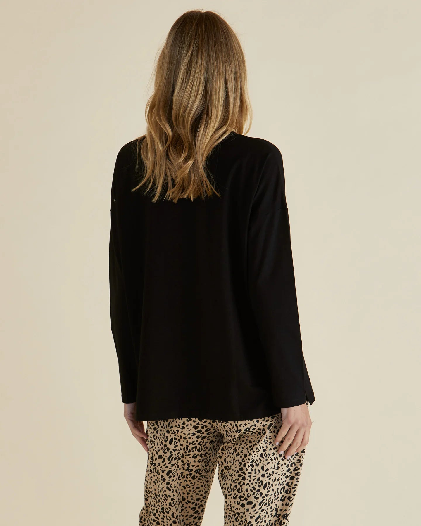 BETTY BASICS Brixley Long Sleeve Top - Black