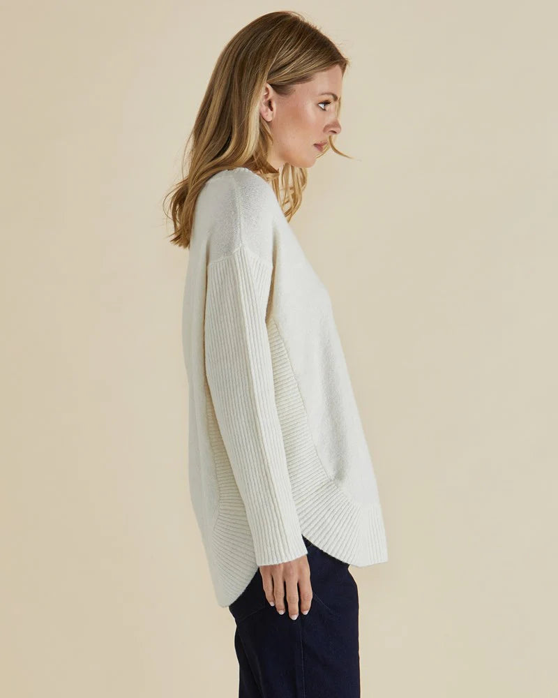 BETTY BASICS Soho Knit Sweater - Oat Neutral