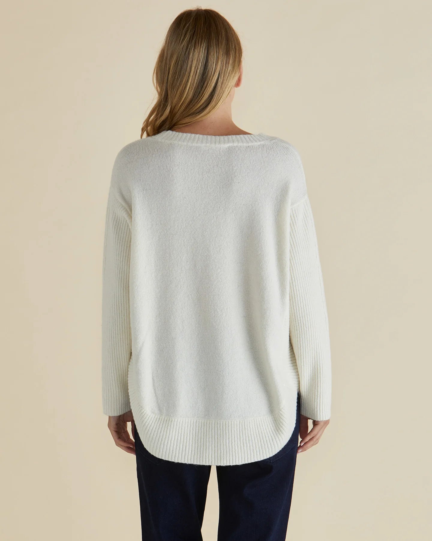 BETTY BASICS Soho Knit Sweater - Oat Neutral