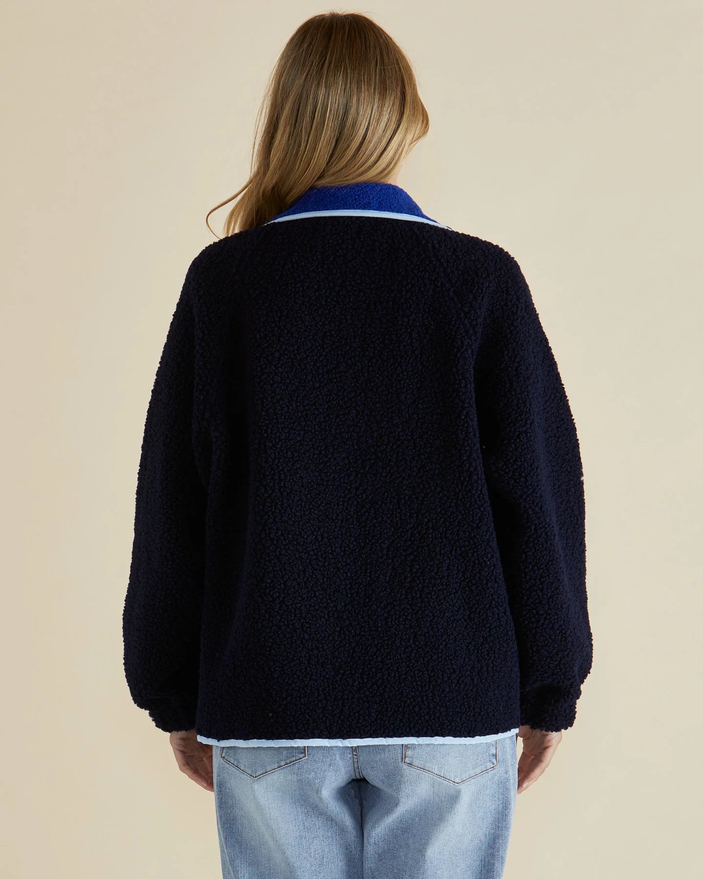 BETTY BASICS Franklin Fleecy Jacket - Blue