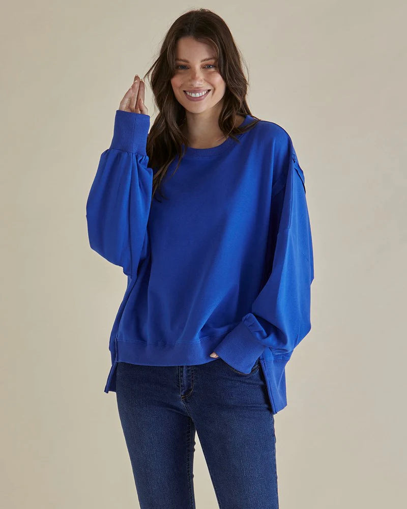 BETTY BASICS MYKIE JUMPER - Blue