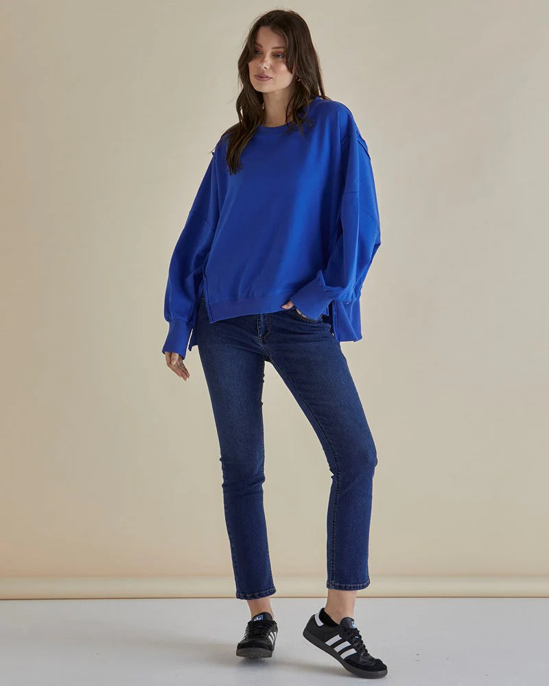 BETTY BASICS MYKIE JUMPER - Blue