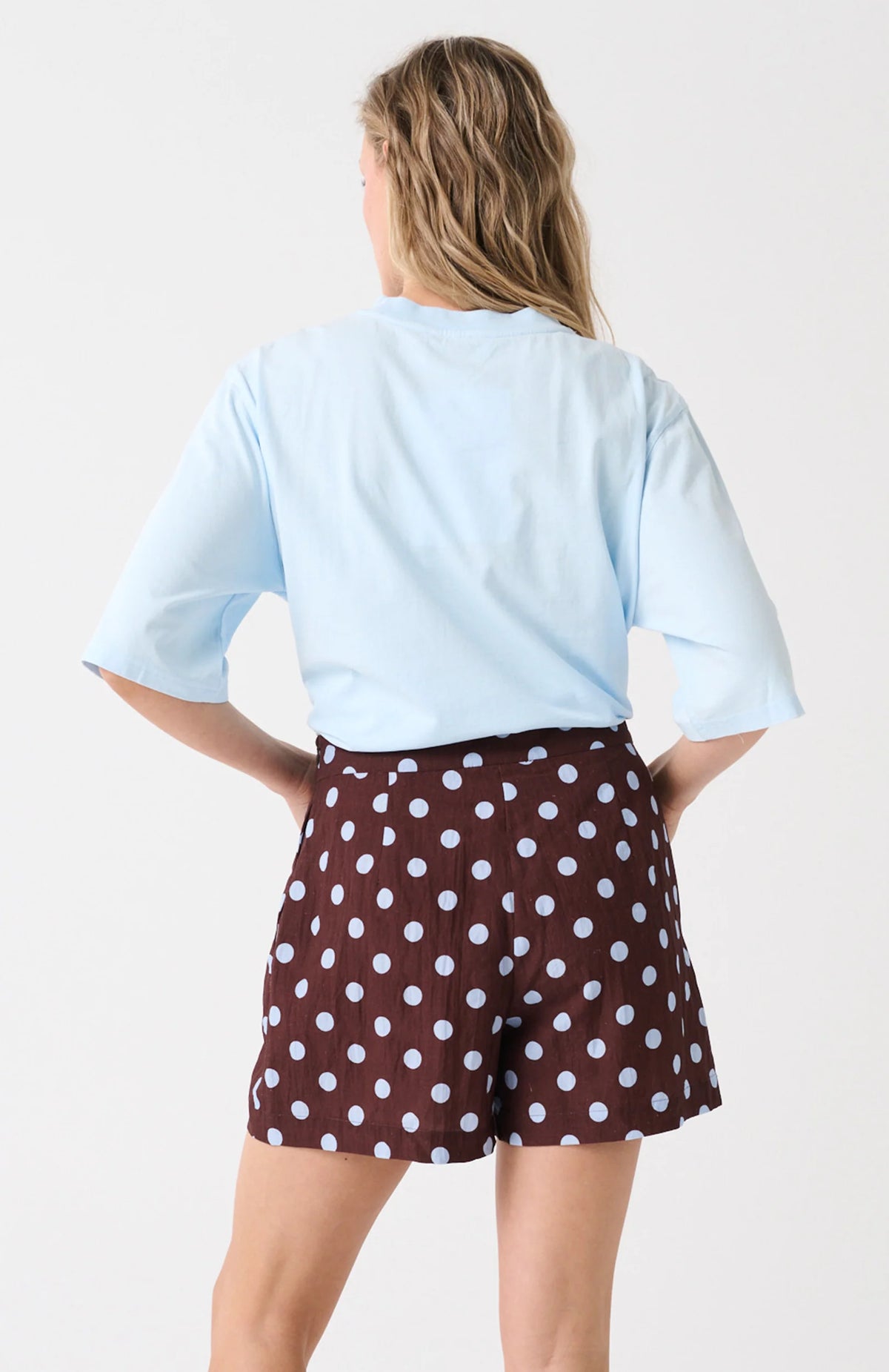 CARTEL & WILLOW Hallie Tee - Ice Blue