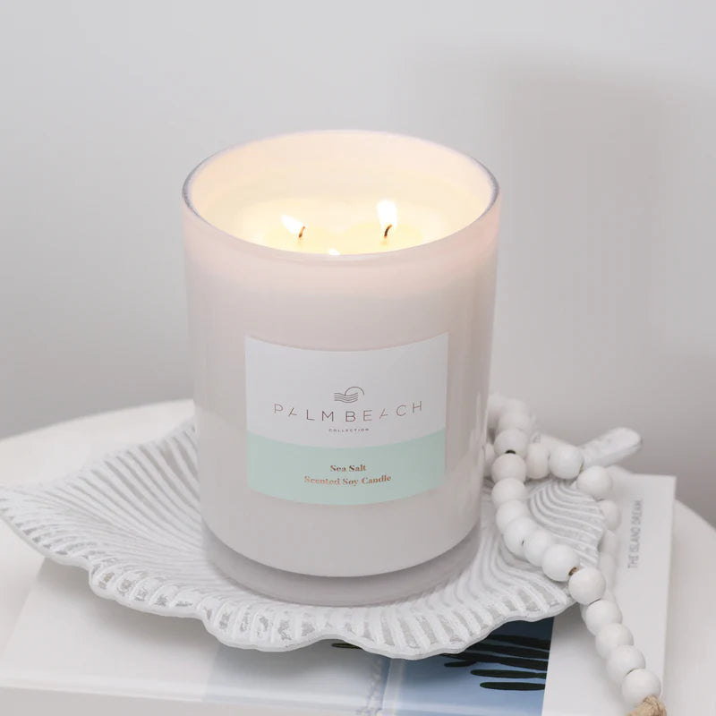 PALM BEACH SEA SALT DELUXE SOY CANDLE 850gm