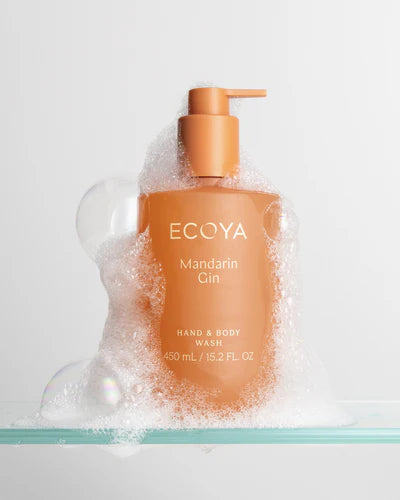 ECOYA Mandarin & Gin Hand & Body Wash 450ml