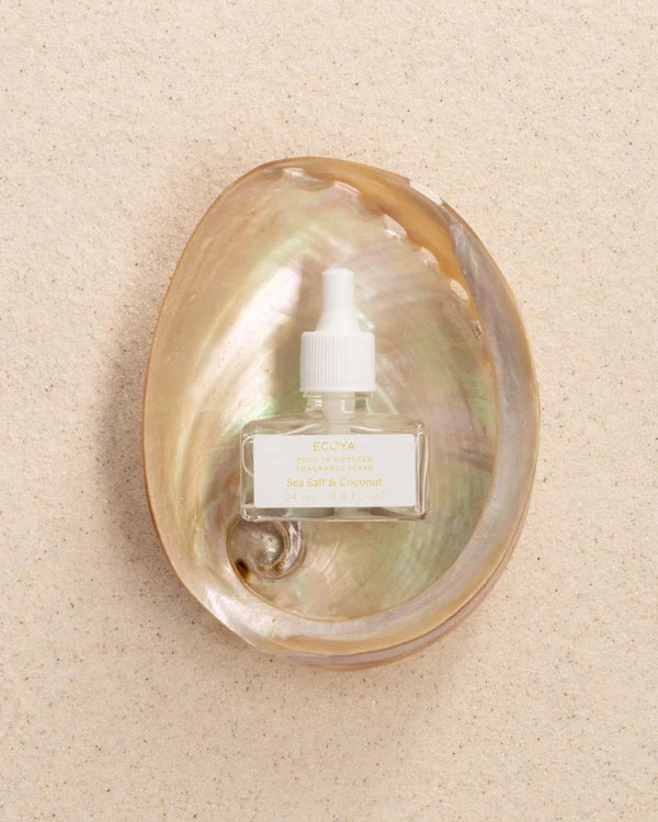ECOYA Plug-In Diffuser Fragrance Flask - Sea Salt & Coconut