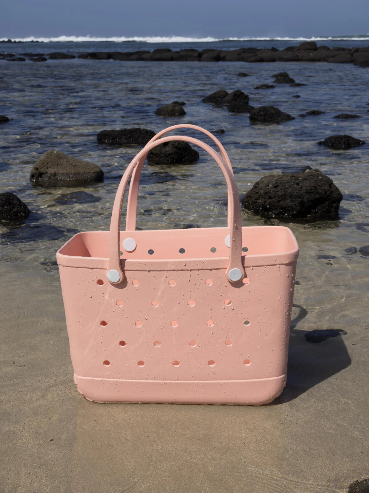 Aloha Vegan Tote Bag - Peach