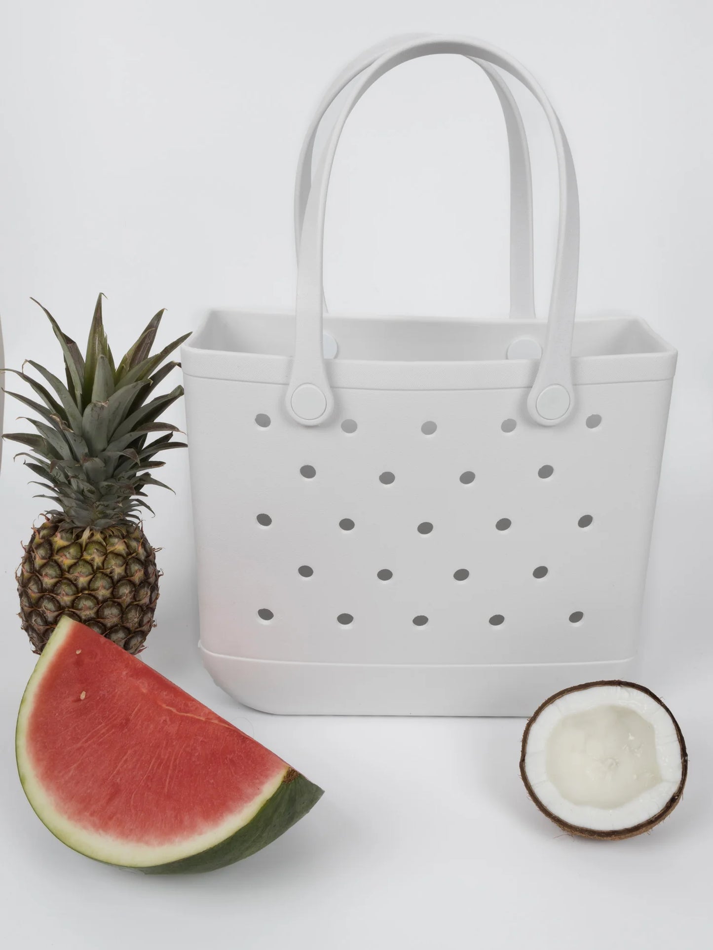 Aloha Vegan Tote Bag - White